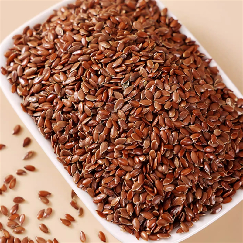 亚麻籽500克袋装 生亚麻子干货亚麻籽正品新货无硫非黄金亚麻子高清大图