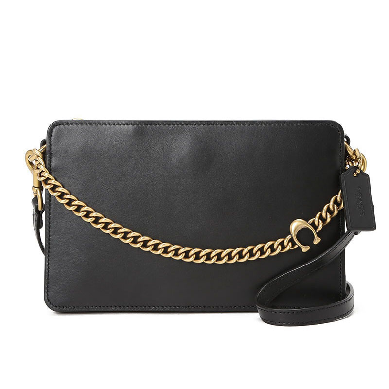 COACH蔻驰女包 SIGNATURE斜挎包 光面皮 链条包 78801