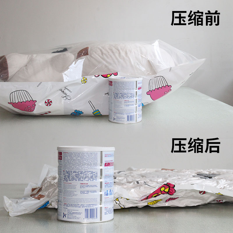 特大毛绒玩具娃娃真空压缩袋收纳袋衣物被子玩偶压缩真空袋收纳袋 三维工匠高清大图