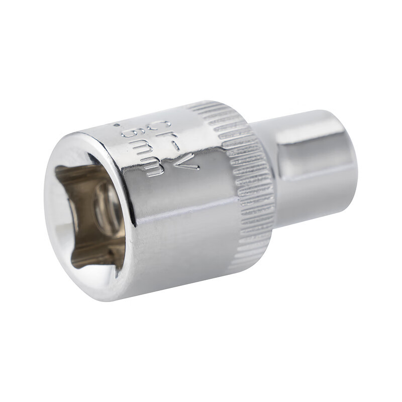 长城精工10mm公制六角套筒中飞棘轮扳手套筒头工具3/8套头14mm 520014高清大图