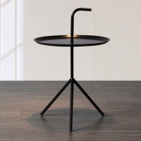 标灿办公家具北欧黑铁伞茶几