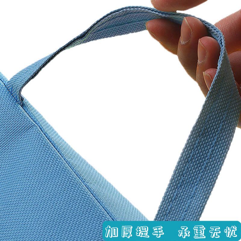 3个装 语文+数学+英语 单层加厚帆布手提袋 学生科目分类袋初中生试卷收纳袋a4手提作业袋帆布书本学科分类袋图片