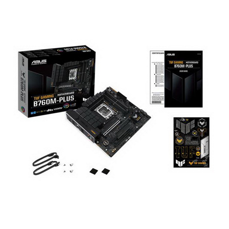 华硕(ASUS)TUF GAMING B760M-PLUS 重炮手主板 支持DDR5 CPU 13600KF/13400F(Intel B760/LGA 1700)