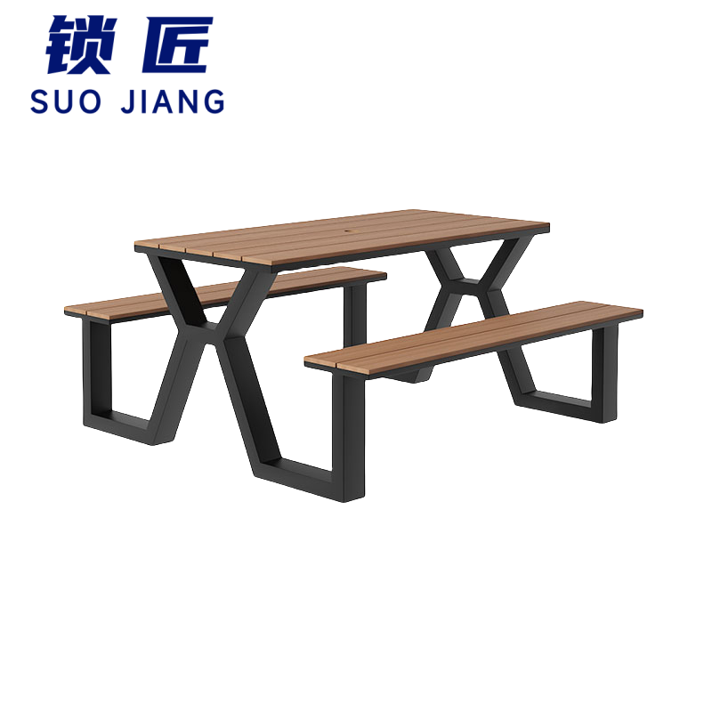 锁匠 户外连体桌高清大图