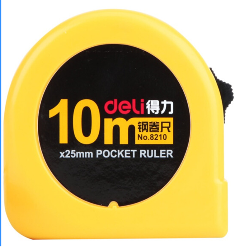 得力(deli)10m公英制钢卷尺 8210