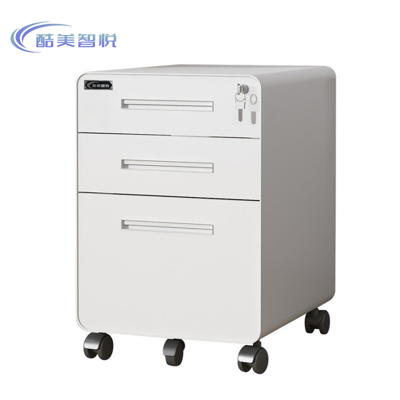 酷美智悦 办公桌下活动柜三抽400*500*600mm KM-JZ508 个高清大图