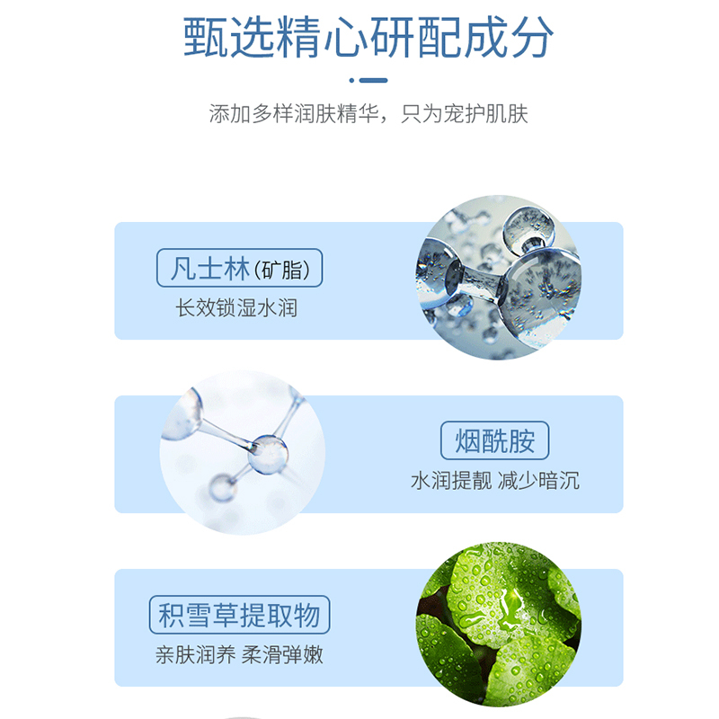 润肤霜1瓶 250g 凡士林保湿润肤霜膏烟酰胺嫩白滋润补水修护面部全身体乳男女秋冬