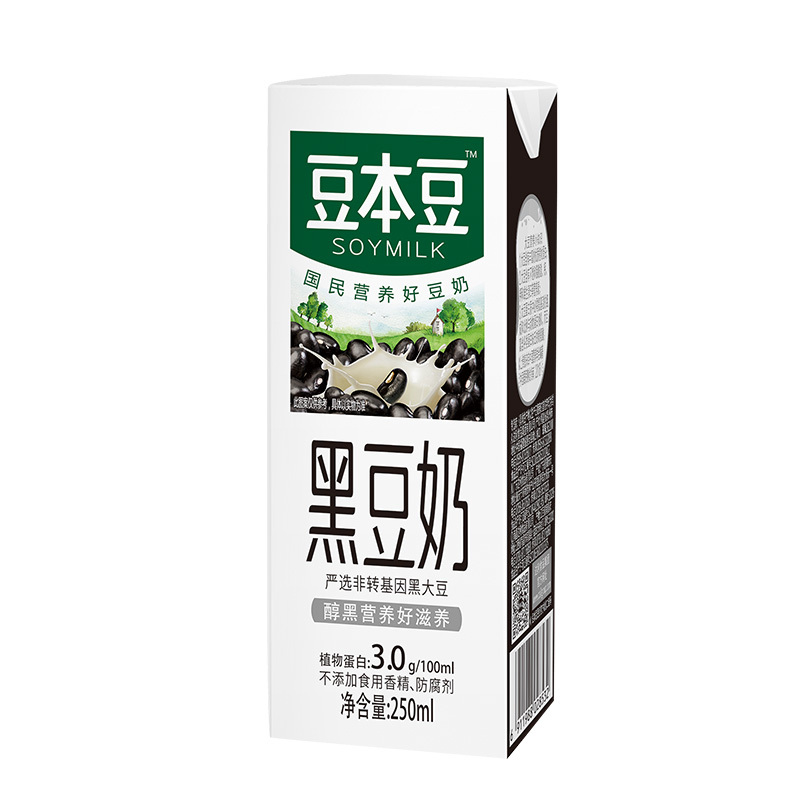 豆本豆 黑豆奶 250ml*6(新老包装随机发货)