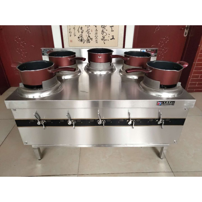 商用不锈钢猛火麻辣烫专用灶时光旧巷三四五多头眼天燃气炉煤气灶台