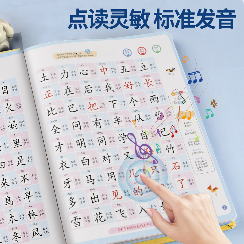 会说话的百变拼音 [正版]会说话的识字大王2300字幼小衔接识字启蒙发声书趣味识字2000字儿童识字书幼儿认字有声书早教高清大图