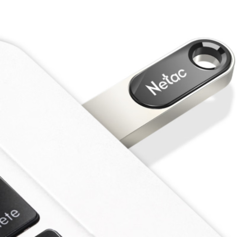 朗科(Netac) U278 U盘 32G USB2.0 珍珠镍+黑色高清大图