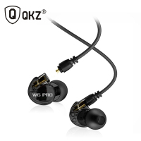 QKZ W6PRO 插拔式运动款耳机 入耳式重低音耳机跑步运动耳机耳塞带麦有线耳机