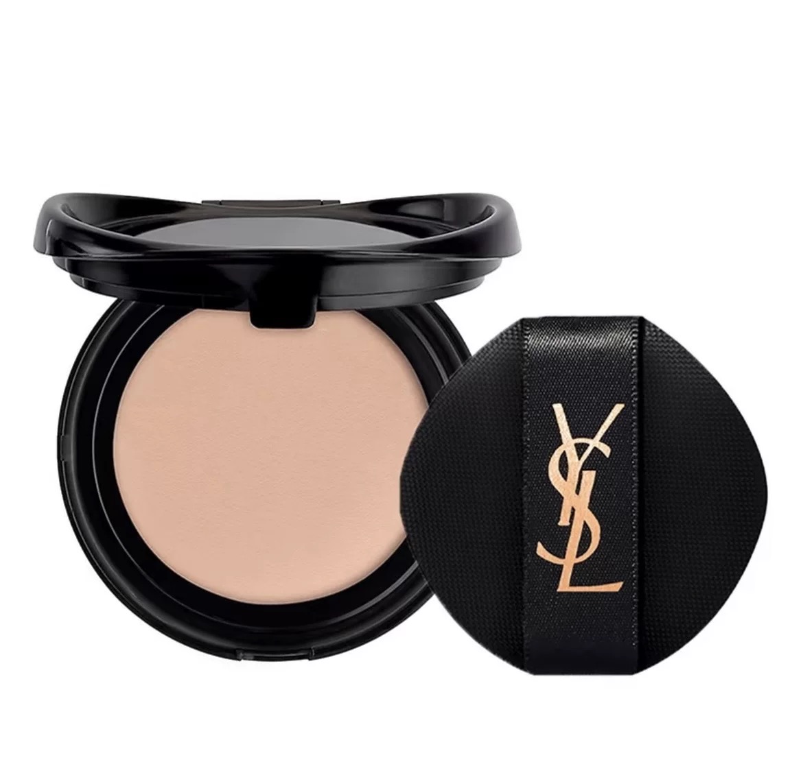 YSL圣罗兰皮气垫 粉色皮革气垫BR20# 替换装 细腻服帖自然无瑕持久不脱妆均匀肤色隐形毛孔提亮肤