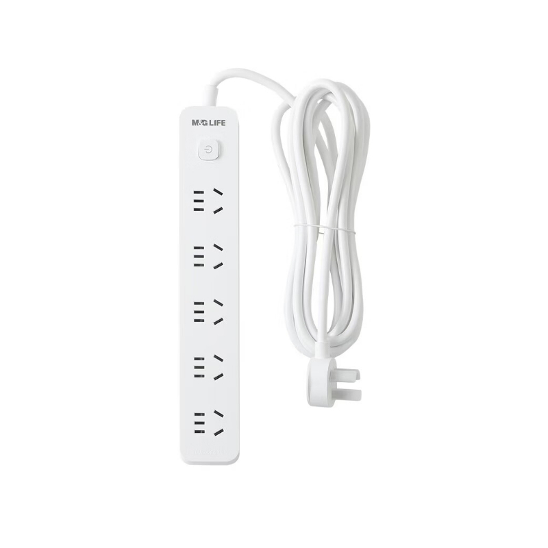 晨光插座5位3米延长线外观简洁触感舒适线条流畅AEA986B3