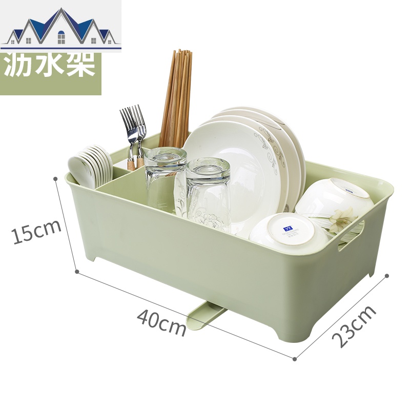 塑料碗架沥水架碗碟架厨房置物架碗筷收纳盒盘碗架碟子收纳 三维工匠高清大图