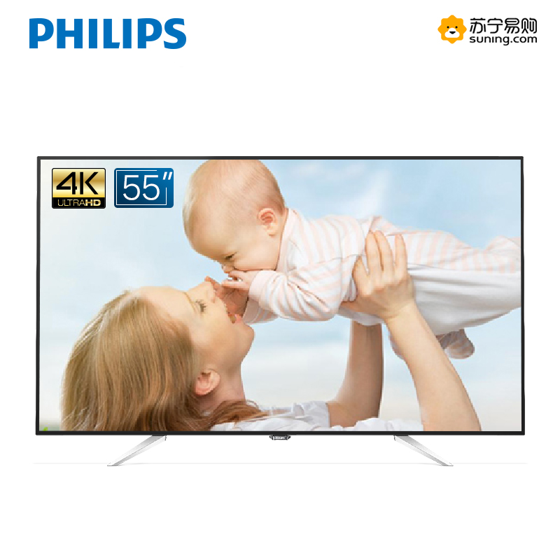 飞利浦(Philips)55PUF6631/T3 55英寸 4K超高清 智能 舒视蓝护眼 LED平板液晶高清大图