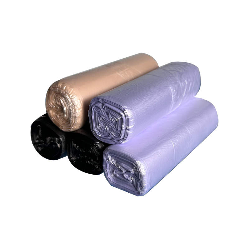 全格(QUANGE)全格简约抽绳式垃圾袋加厚厨房卫生间客厅便携收口防漏企业 平口垃圾袋5卷装LJ201-5S