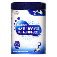 伊利倍冠 较大婴儿配方奶粉二段6-12个月2段800克罐装/听装