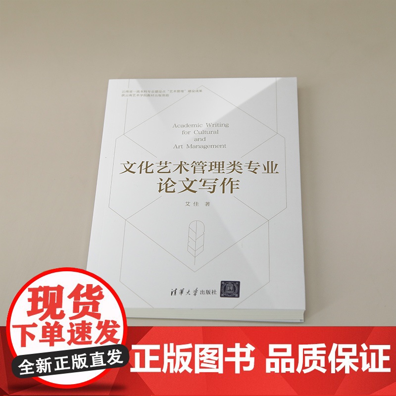 清华正版 文化艺术管理类专业论文写作 艾佳 艾佳论文写作高清大图