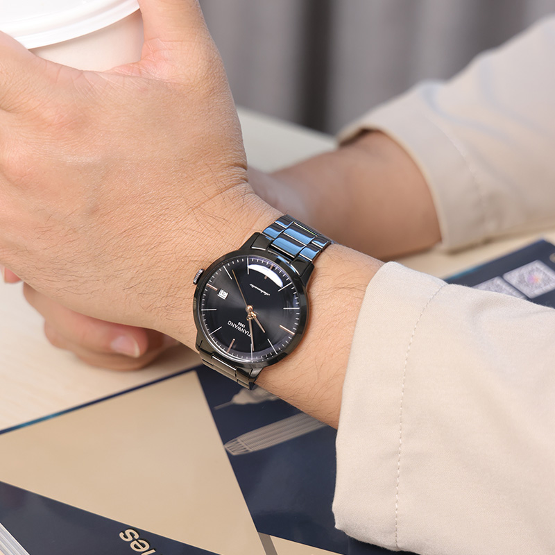 天王表(TIAN WANG)手表 新品昆仑系列职场商务男士手表机械男表51141高清大图