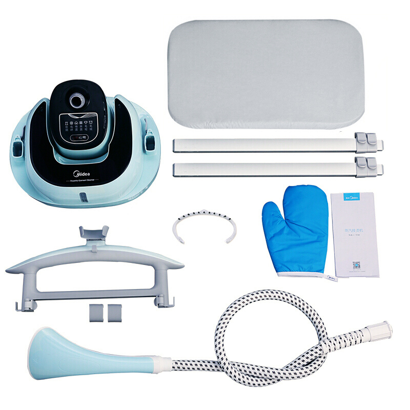 美的(Midea)挂烫机 YGD20D7 家用电熨斗6档2L水箱双杆立式熨烫机 防干烧功能家用挂式小型手持蒸汽熨斗可平烫高清大图