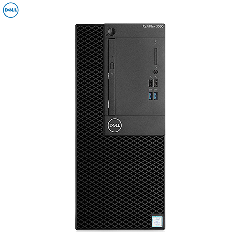 戴尔(DELL)OptiPlex3060MT 商用台式电脑 单主机(Intel i3-8100 4GB 1TB DVD刻录 Win10H)商用办公 家用娱乐 性价比机 企业采购高清大图