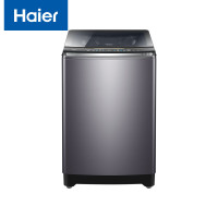 海尔（Haier）10公斤波轮洗衣机 全自动直驱变频双动力纤沐洗 XQS100-BZ358S 星蕴银