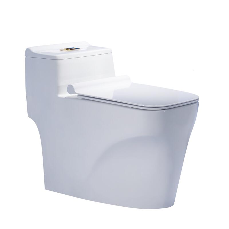 家用陶瓷抽水马桶重力虹吸冲水脲醛缓降盖板智洁釉面坐便器波迷娜BOMINA高清大图