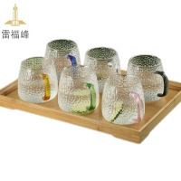 雷福峰锤纹玻璃杯400ml*6/套