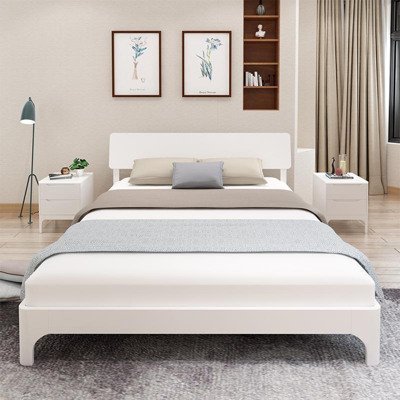 5米经济型现代简约简易出租房双人床1.2工厂直销床架