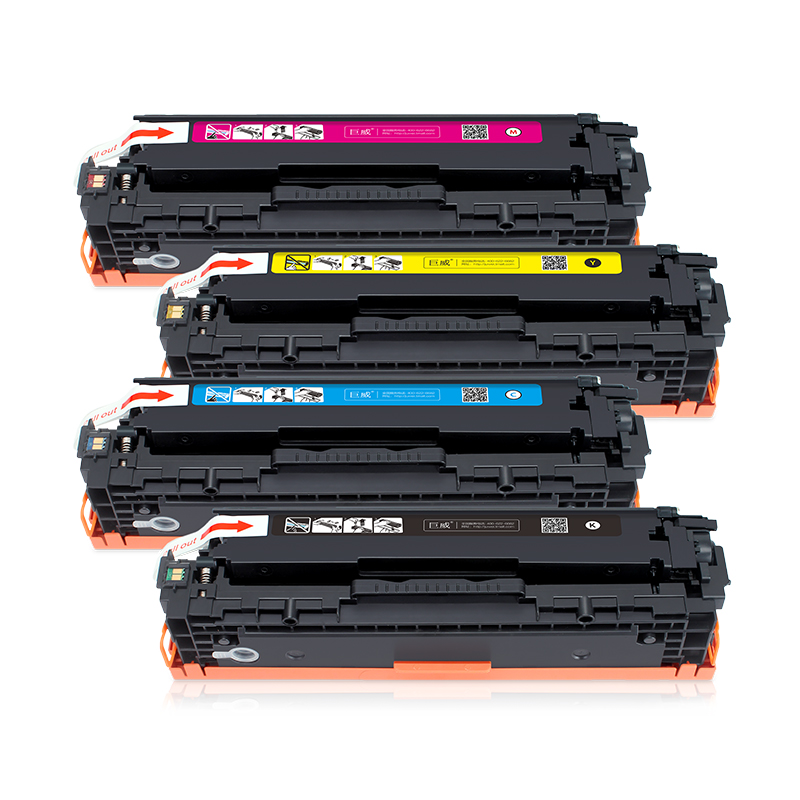 cb542黄色硒鼓 适用惠普cp1215 1510 1515n 1518ni cm1312 1312nfi