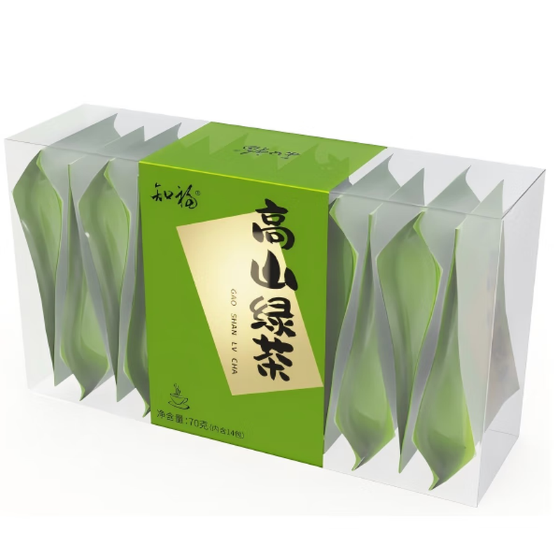 知福知福高山绿茶 70克*14包 小包装