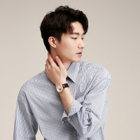 [支持后盖定制刻字服务]天王表男表 昆仑系列机械表皮带休闲男士手表腕表GS51154