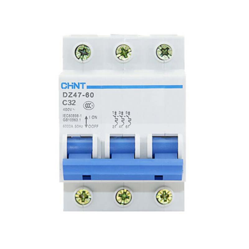 正泰空开dz47603p空气开关断路器电闸短路保护器3p40a2个起订起订