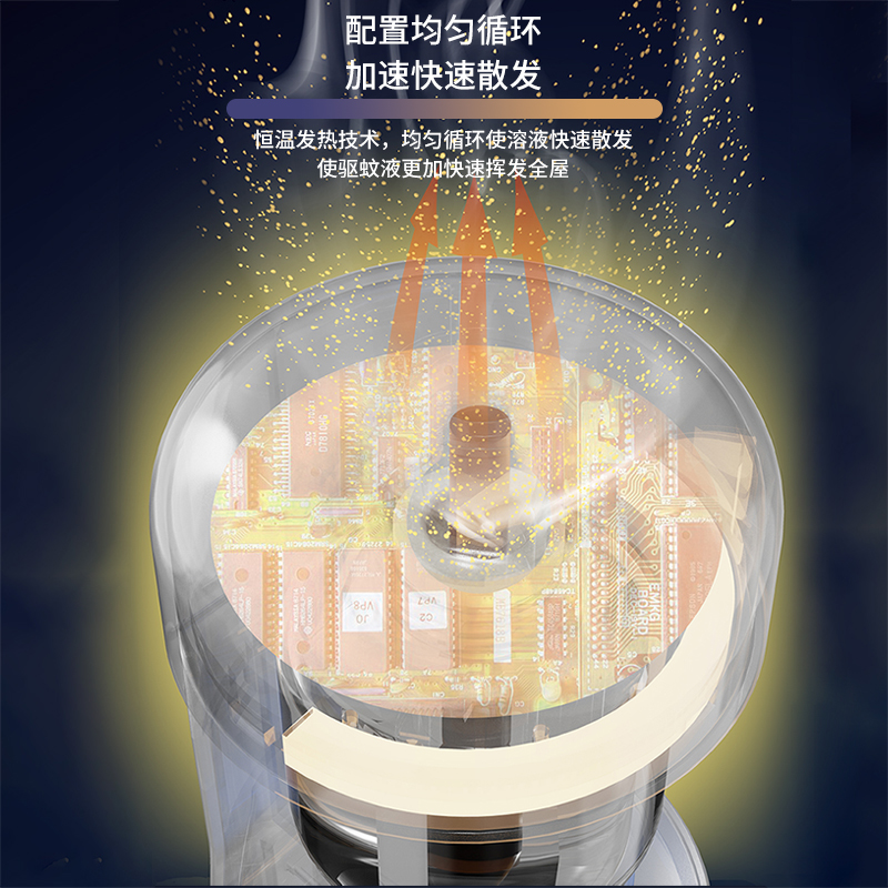 艾贝丽/Abereve便携驱蚊灯一机两液充电款ABL-QW681高清大图