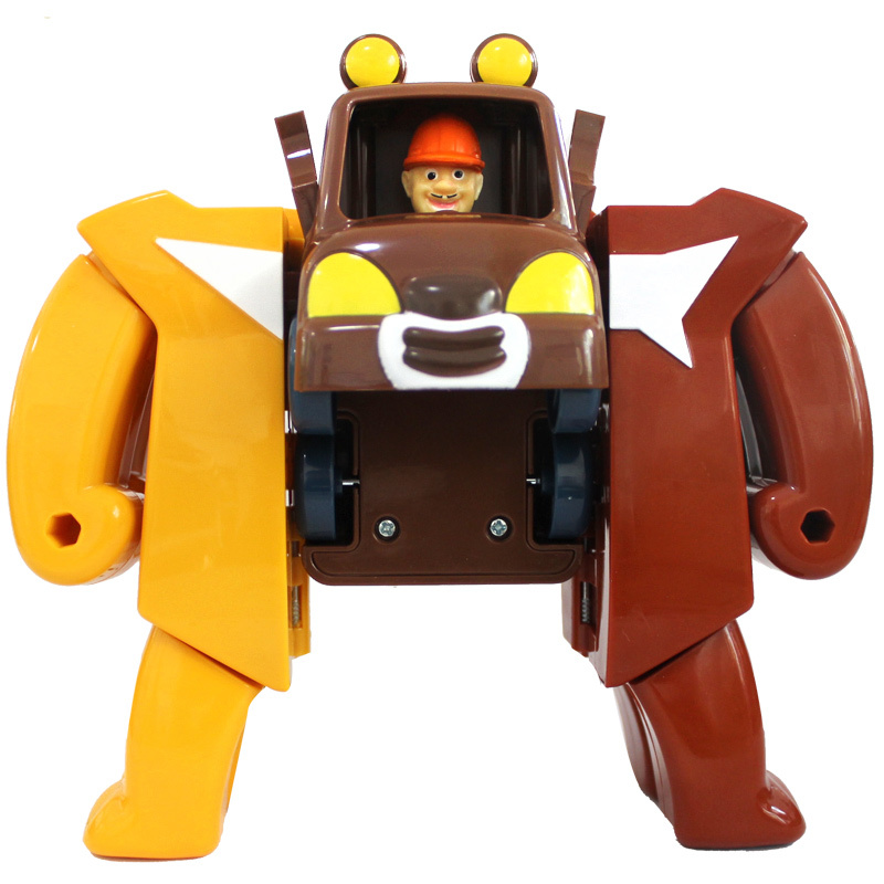 熊出没熊熊乐园玩具英熊三合体变形机器人套装光头强熊大熊二车