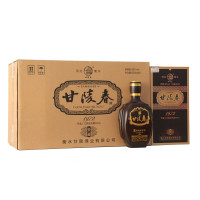 [中华特色]河北供销馆 甘陵春 45度黑陶 600ml*6瓶整箱装 浓香型纯粮食白酒 燕赵老字号非物质文化遗产 衡水特产