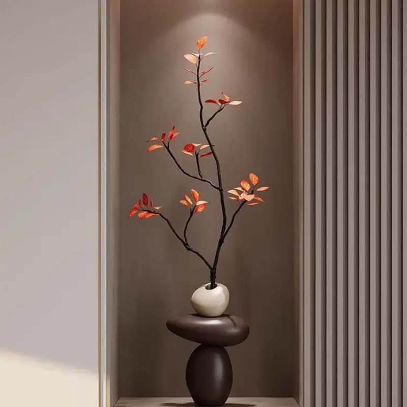 摆件 时来运转花瓶-黑色高清大图