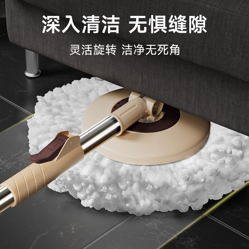 中锐智采 家杰优品旋转拖把 宽31CM长125CM4头家用一拖净免手洗拖把桶套装拖地高清大图