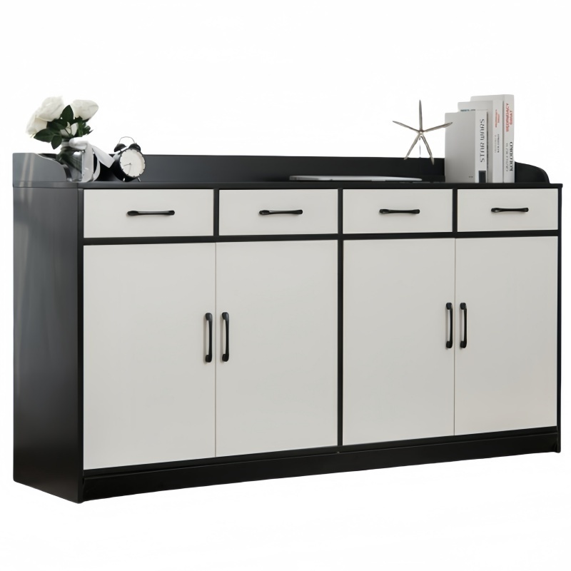 攸形木质茶水柜160*40*90cm台高清大图