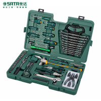 世达(SATA) 58件套装机修组套手动工具组合6.3MM 10MM 12.5MM系列综合 09516