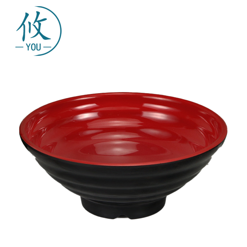 攸 大号黑红塑料碗 225*96*10mm 个高清大图