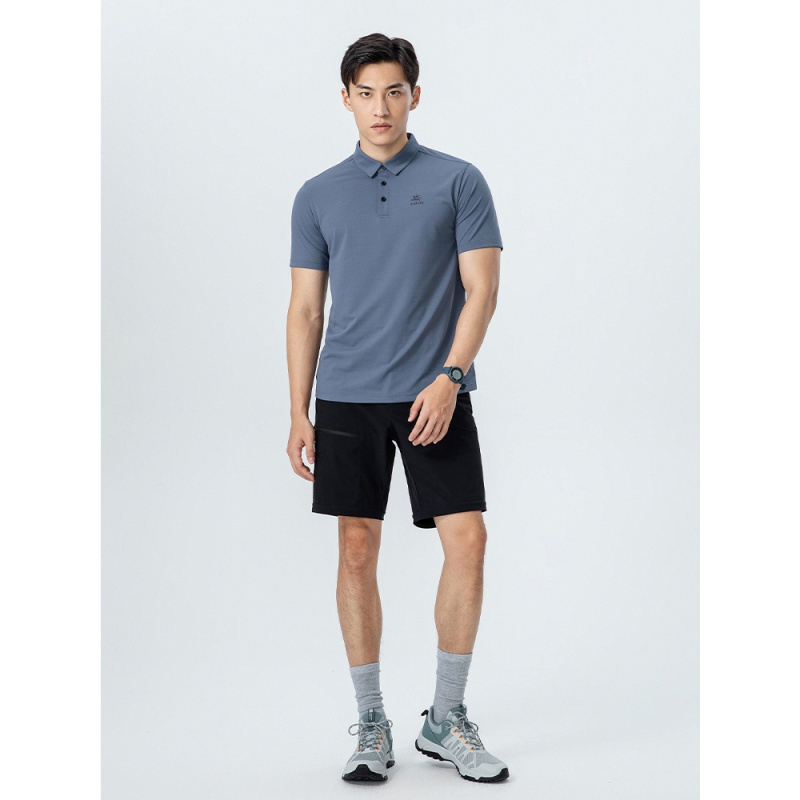 凯乐石速干短袖男士夏季polo衫户外弹力透气抑菌休闲快干运动t恤