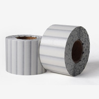思伟 透明PET不干胶标签 65mm*65mm-单排 300 标签内径-38MM 适用于桌面机