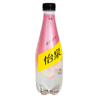 怡泉桃汁苏打水400ml*12瓶无糖气泡水含真正桃汁 0糖0卡0脂