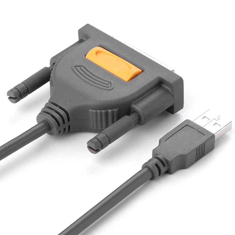 晶华 USB转DB25并口打印线 免驱动 1米 单个装