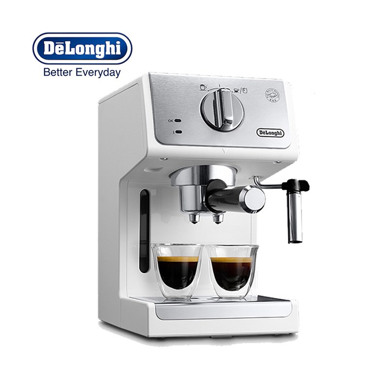 （HD）德龙(Delonghi) ECP35.31.W 15Bar泵压式半自动 咖啡机 (计价单位：台) 银色