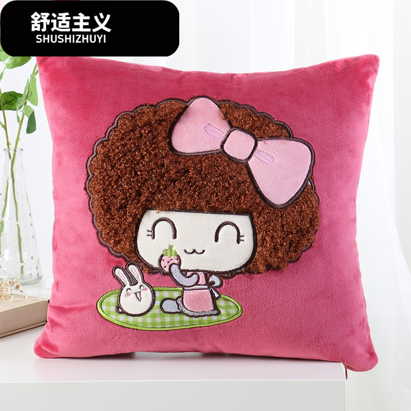 汽车抱枕车载可爱靠垫车用车内靠枕车上卡通腰靠小车枕头腰枕套