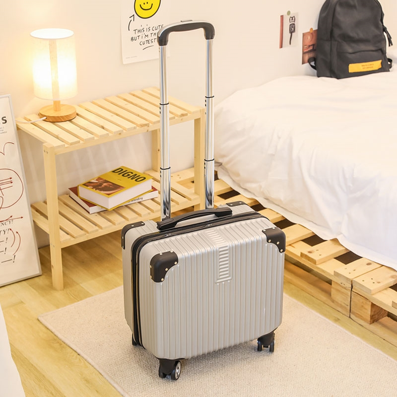 小型密码旅行箱男女轻便行李箱18寸登机箱万向轮拉杆箱小皮箱可爱视频