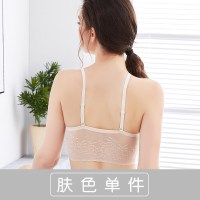 薄款背无痕内衣文胸拢无钢圈震跑步副胸罩